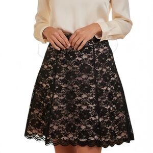 Axcess by Liz Claiborne Black Lace Skirt Size 12